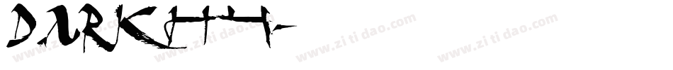 Darkh4字体转换
