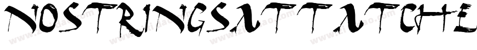 Nostringsattatched-J2am字体转换
