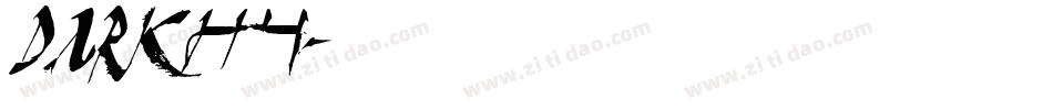 Darkh4字体转换