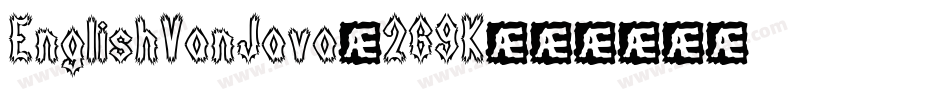 EnglishVanJava-2G9K字体转换