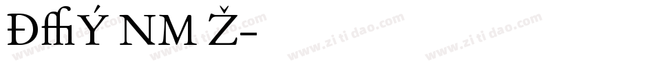 DAYROM_X字体转换