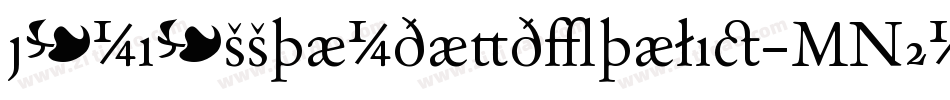JuniusstandardItalic-MO7n字体转换