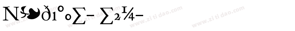 Nudi05K-WK7n字体转换