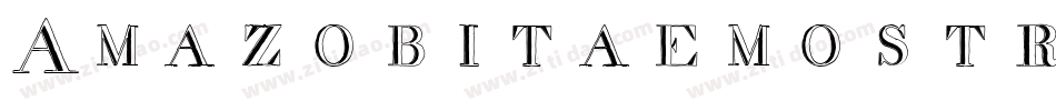 Amazobitaemostrovitalic-A4P7字体转换