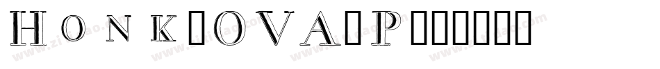 Honk-OVA4P字体转换