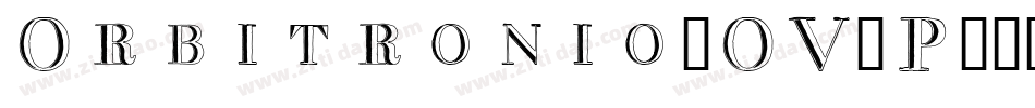 Orbitronio-OV4P字体转换