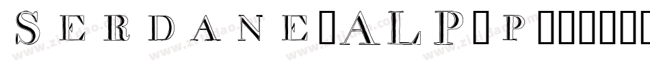 Serdane-ALP4p字体转换 Serdane-ALP4p字体转换