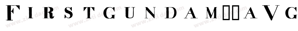 Firstgundam-8aVg字体转换