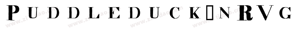 Puddleduck-nRVg字体转换