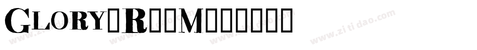 Glory-R91M字体转换