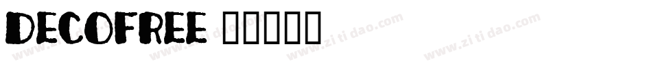 decofree字体转换