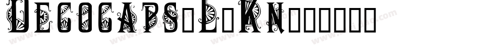 Decocaps-L3Kn字体转换