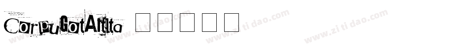 CorpuGotAltIta字体转换
