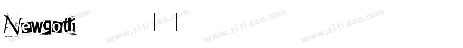 Newgotli字体转换