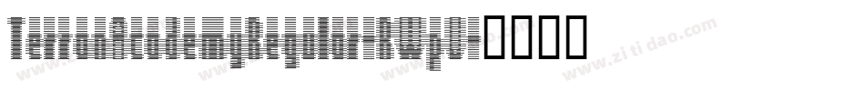 TerranAcademyRegular-RWpV字体转换