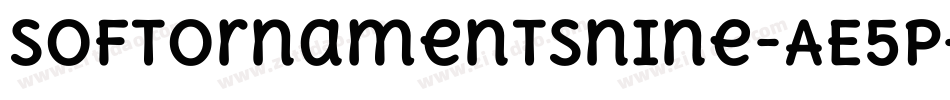 Softornamentsnine-AE5p字体转换 Softornamentsnine-AE5p字体转换