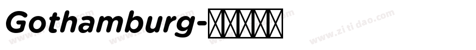 Gothamburg字体转换