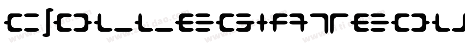 Collegiateoutlineflf-X3XZ字体转换