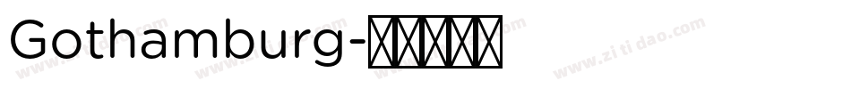 Gothamburg字体转换