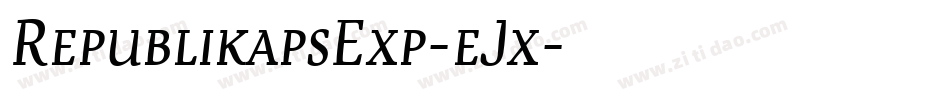 RepublikapsExp-eJx字体转换
