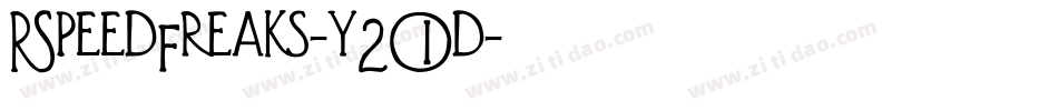 SpeedFreaks-y2Od字体转换