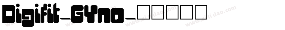 Digifit-6Yno字体转换