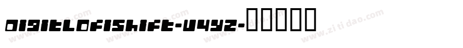 DigitLofiShift-V4yz字体转换