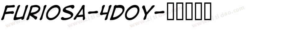 Furiosa-4D0Y字体转换