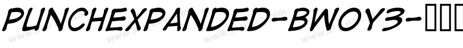 PunchExpanded-BW0Y3字体转换