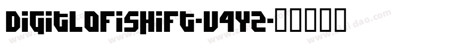 DigitLofiShift-V4yz字体转换