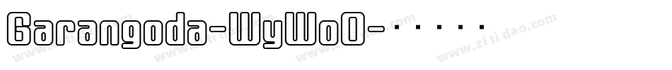 Garangoda-WyWoO字体转换