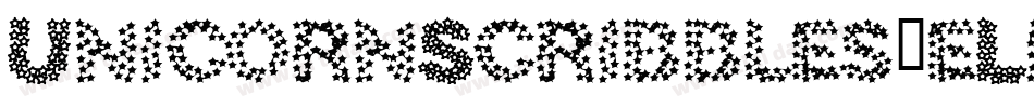 UnicornScribbles-eLmg字体转换