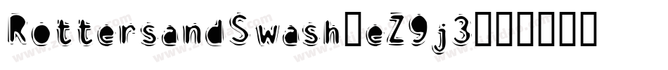 RottersandSwash-eZ9j3字体转换