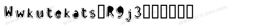Wwkutekats-R9j3字体转换