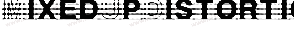 MixedUpDistortioRegular-E2w8字体转换