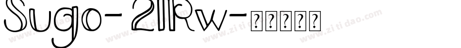 Sugo-2lRw字体转换