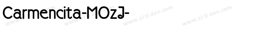 Carmencita-MOzJ字体转换
