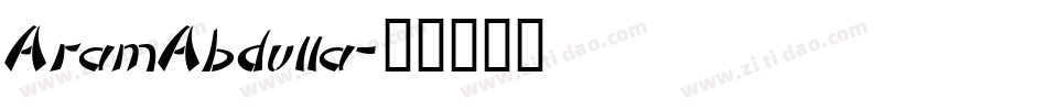 AramAbdulla字体转换