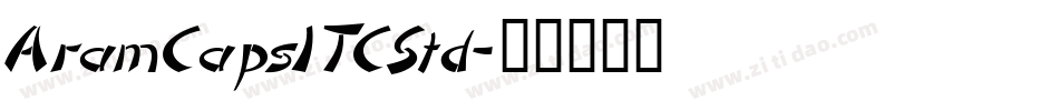 AramCapsITCStd字体转换