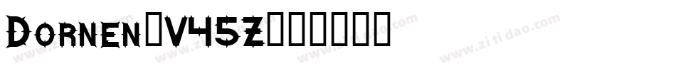 Dornen-V45Z字体转换