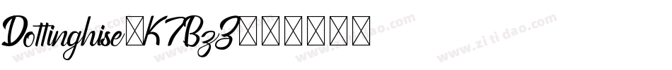 Dottinghise-K7BzZ字体转换