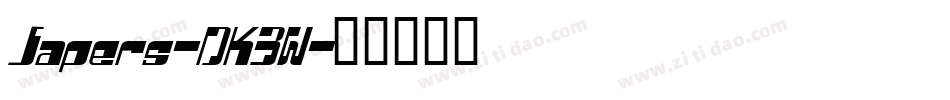 Japers-DK3W字体转换