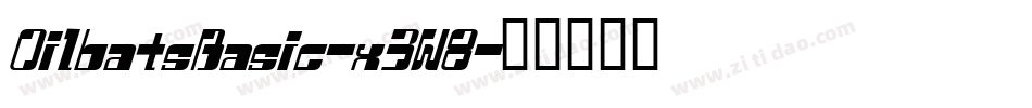 OilbatsBasic-x3W8字体转换