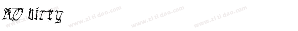 KO-dirty字体转换