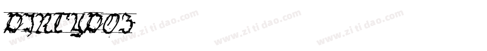 DIRTYDOZ字体转换