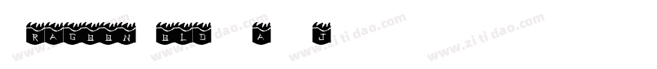 DragoonBold-Ea4Mj字体转换