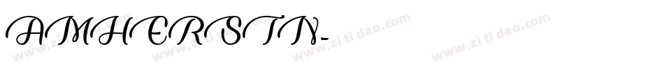 AMHERSTN字体转换