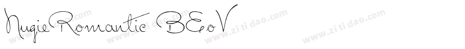 NugieRomantic-BEoV字体转换