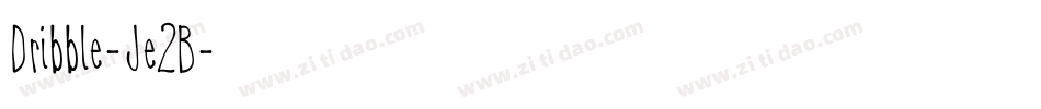 Dribble-Je2B字体转换