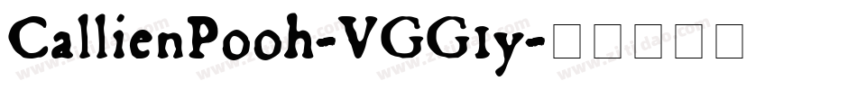CallienPooh-VGG1y字体转换